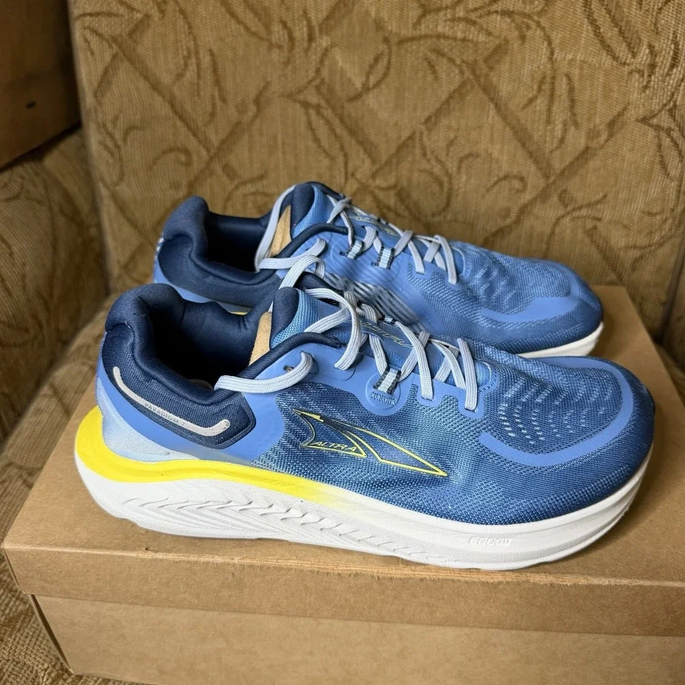 Altra Paradigm 7 Blue Yellow AL0A85N7440 Women's Size 10 Wide Running Shoes